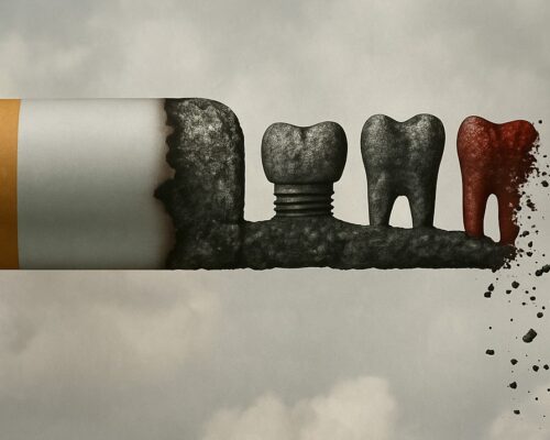 Fumo e denti: ecco cosa succede